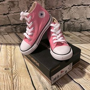 Toddler Pink Converse shoes